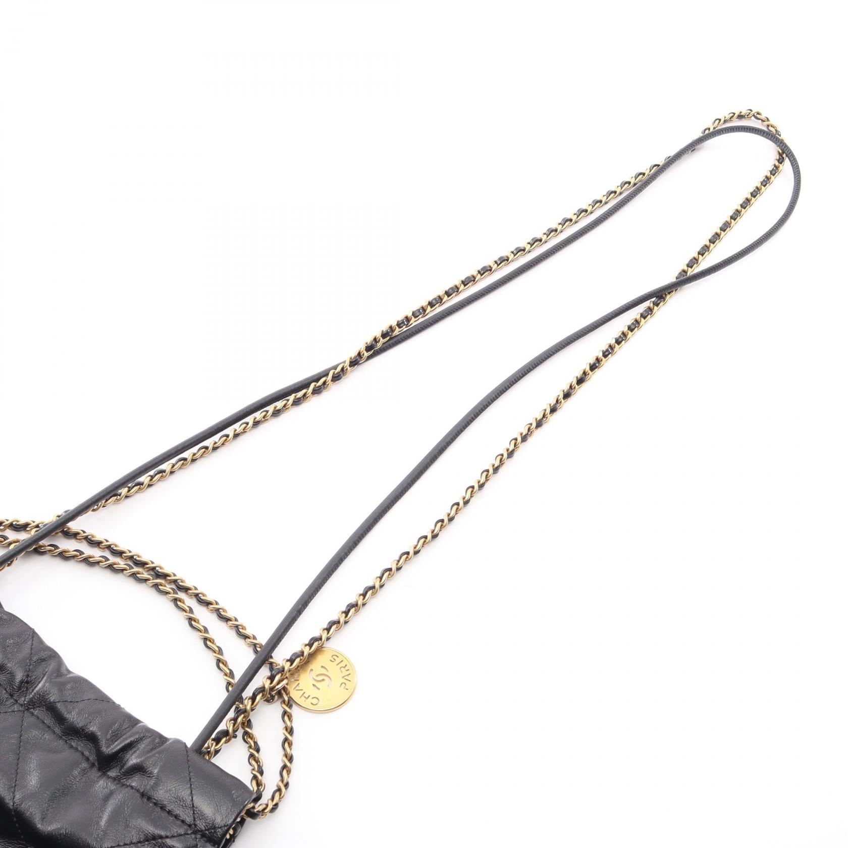 シャネル CHANEL 22 レザー2WAYショルダーバッグ