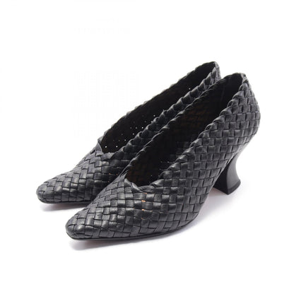 ボッテガ ヴェネタ イントレチャート レザー パンプス