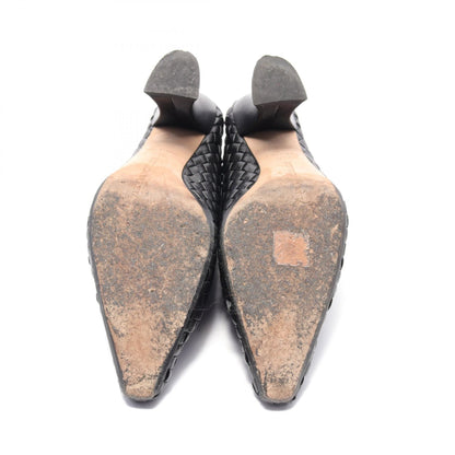 ボッテガ ヴェネタ イントレチャート レザー パンプス