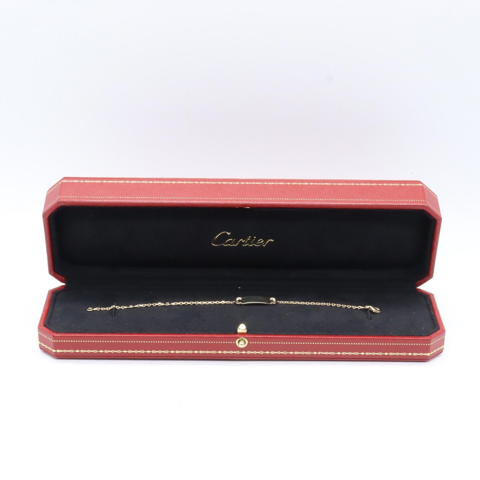 カルティエ 2C Au750 ブレスレット サイズ 13.5-16.5