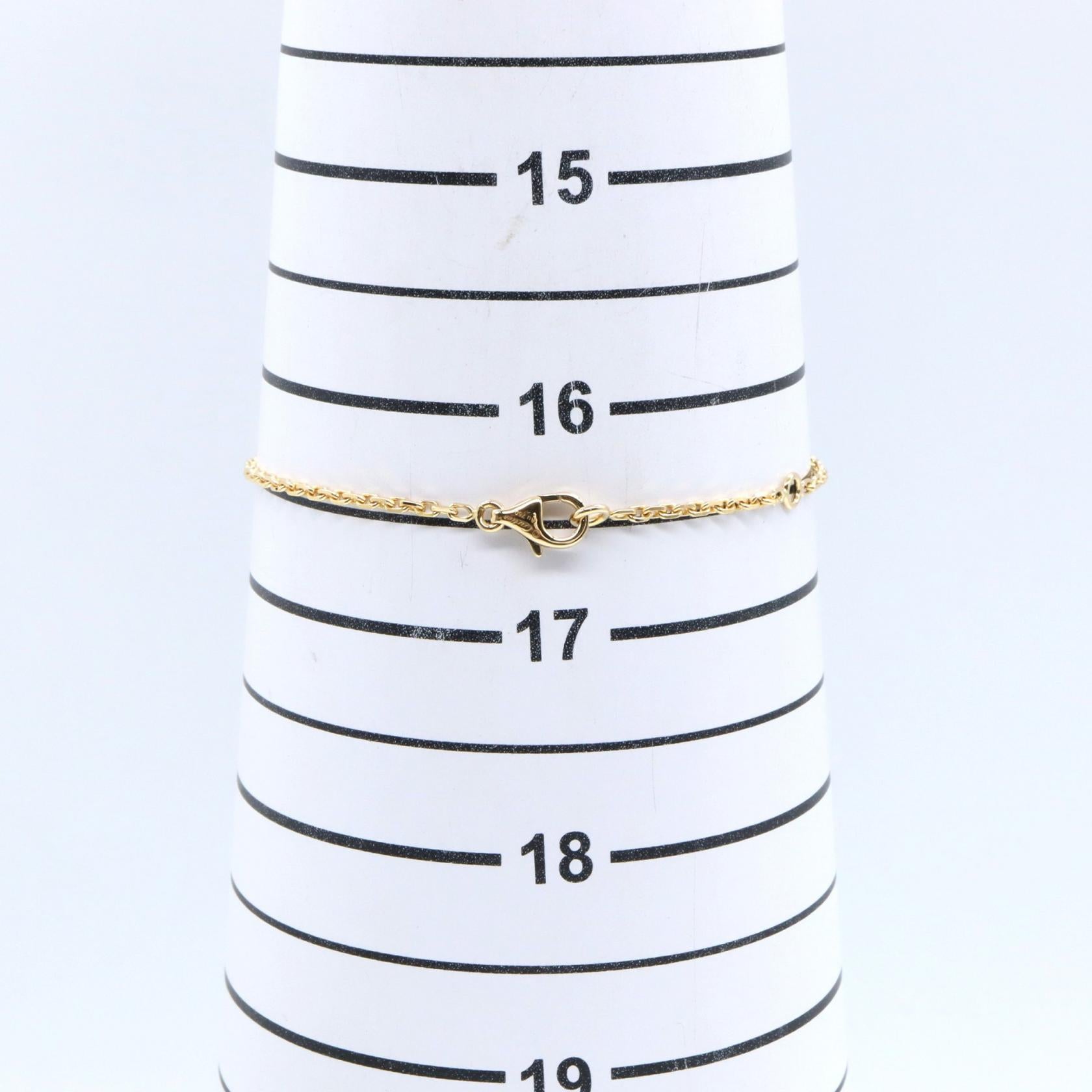 カルティエ 2C Au750 ブレスレット サイズ 13.5-16.5