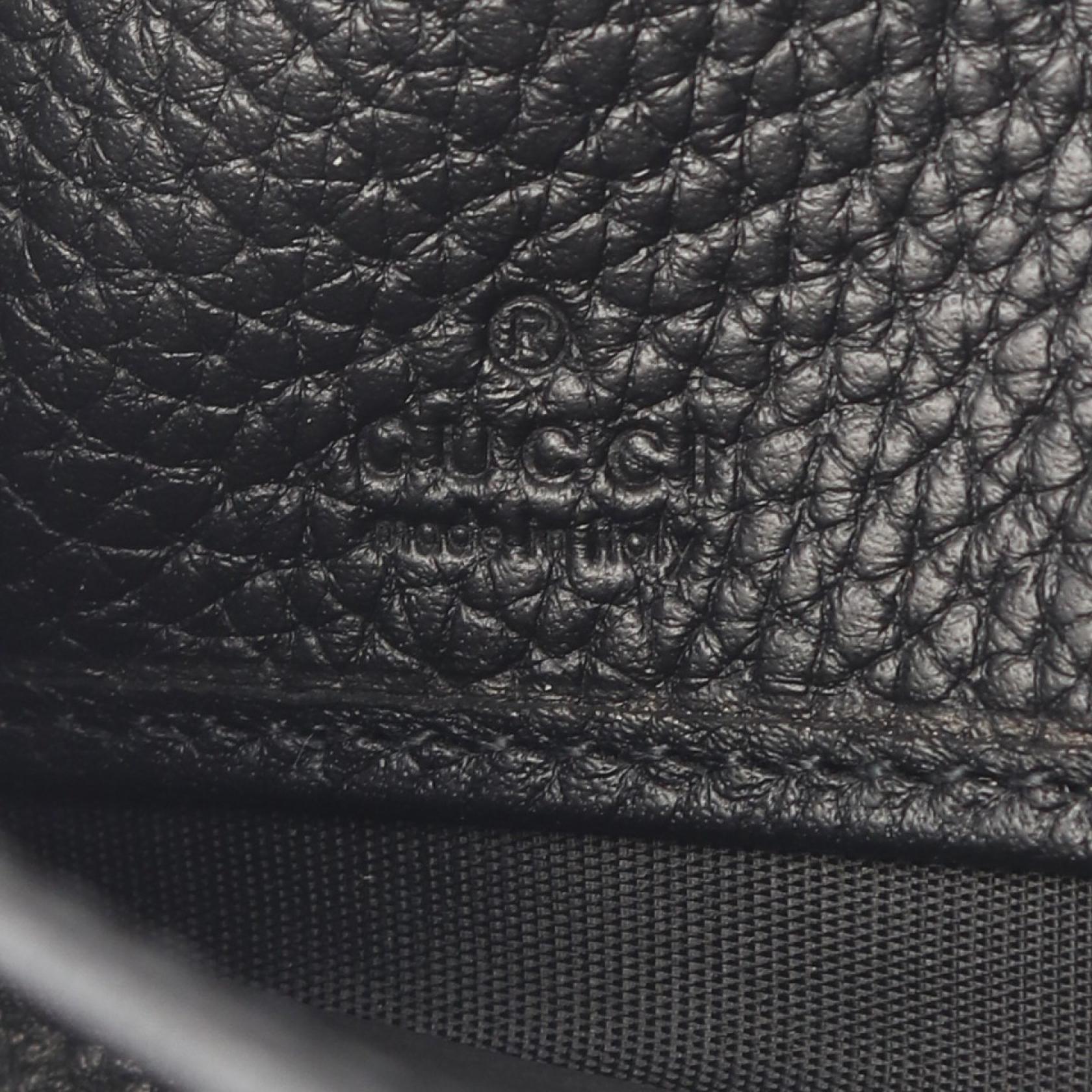 グッチ ロゴ ジップ アラウンド レザー ウォレット