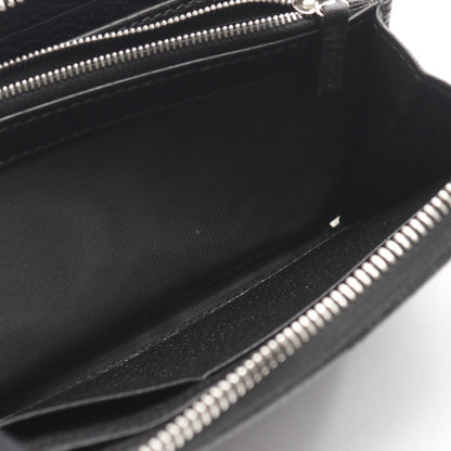 グッチ ロゴ ジップ アラウンド レザー ウォレット