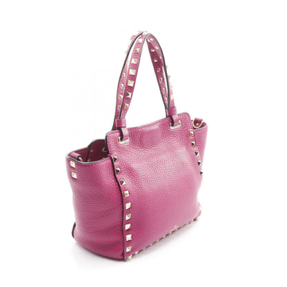 ヴァレンティノ ロックスタッズ レザー トートバッグ