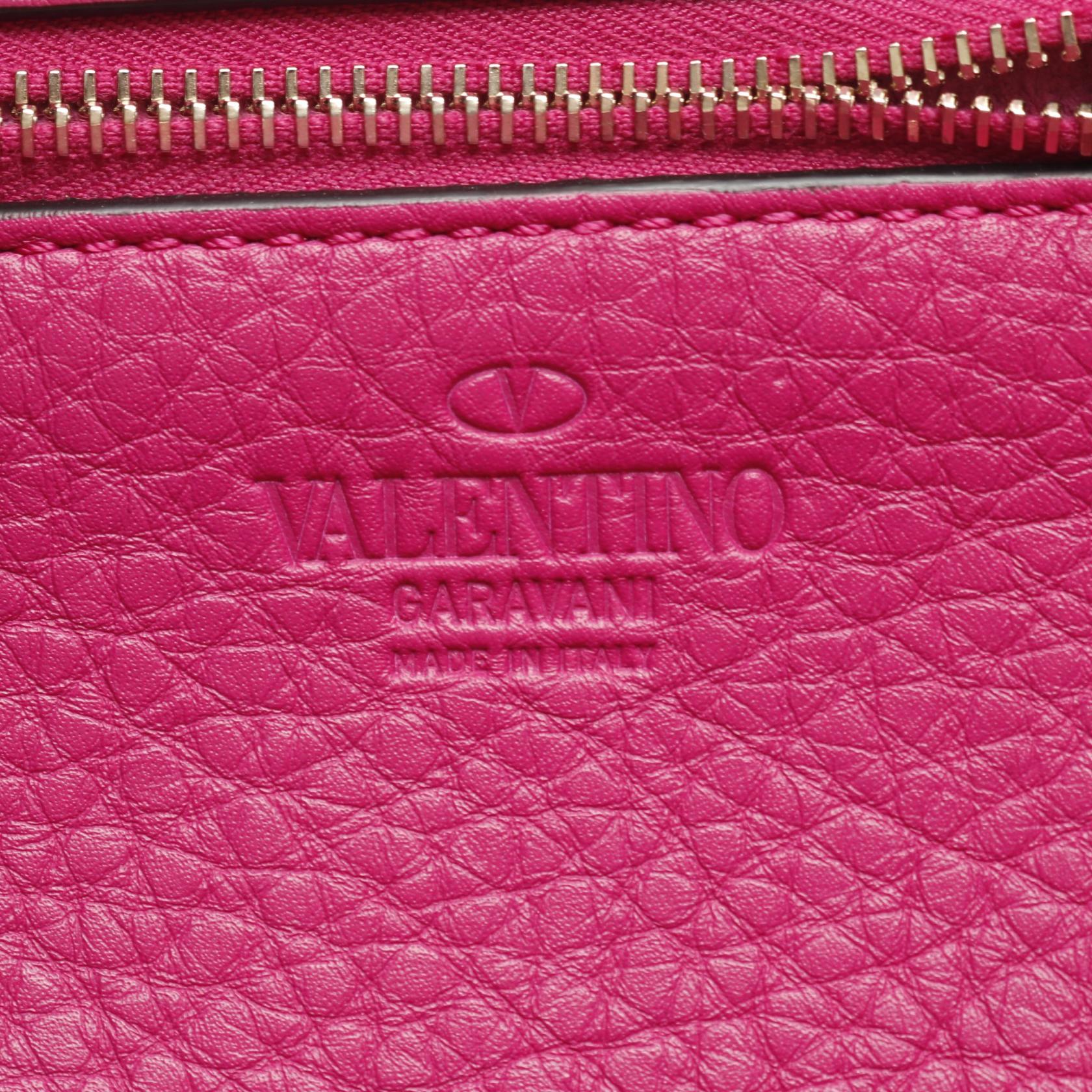 ヴァレンティノ ロックスタッズ レザー トートバッグ