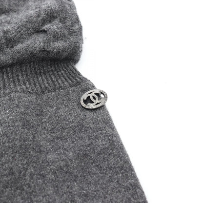 シャネル ココマーク カシミヤニットワンピース
