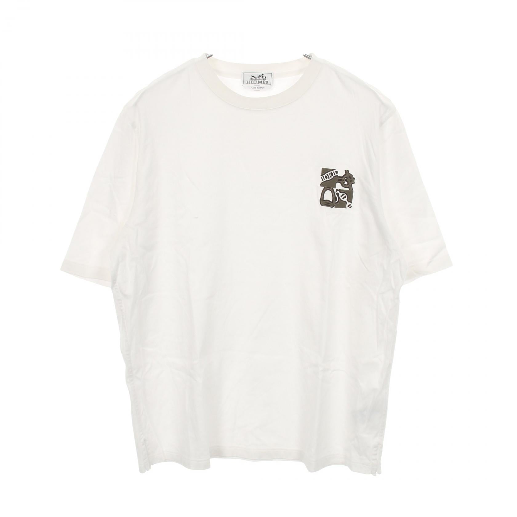 エルメス ミニパッチ メタルリー オ カレ コットン 半袖Tシャツ