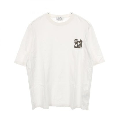 エルメス ミニパッチ メタルリー オ カレ コットン 半袖Tシャツ