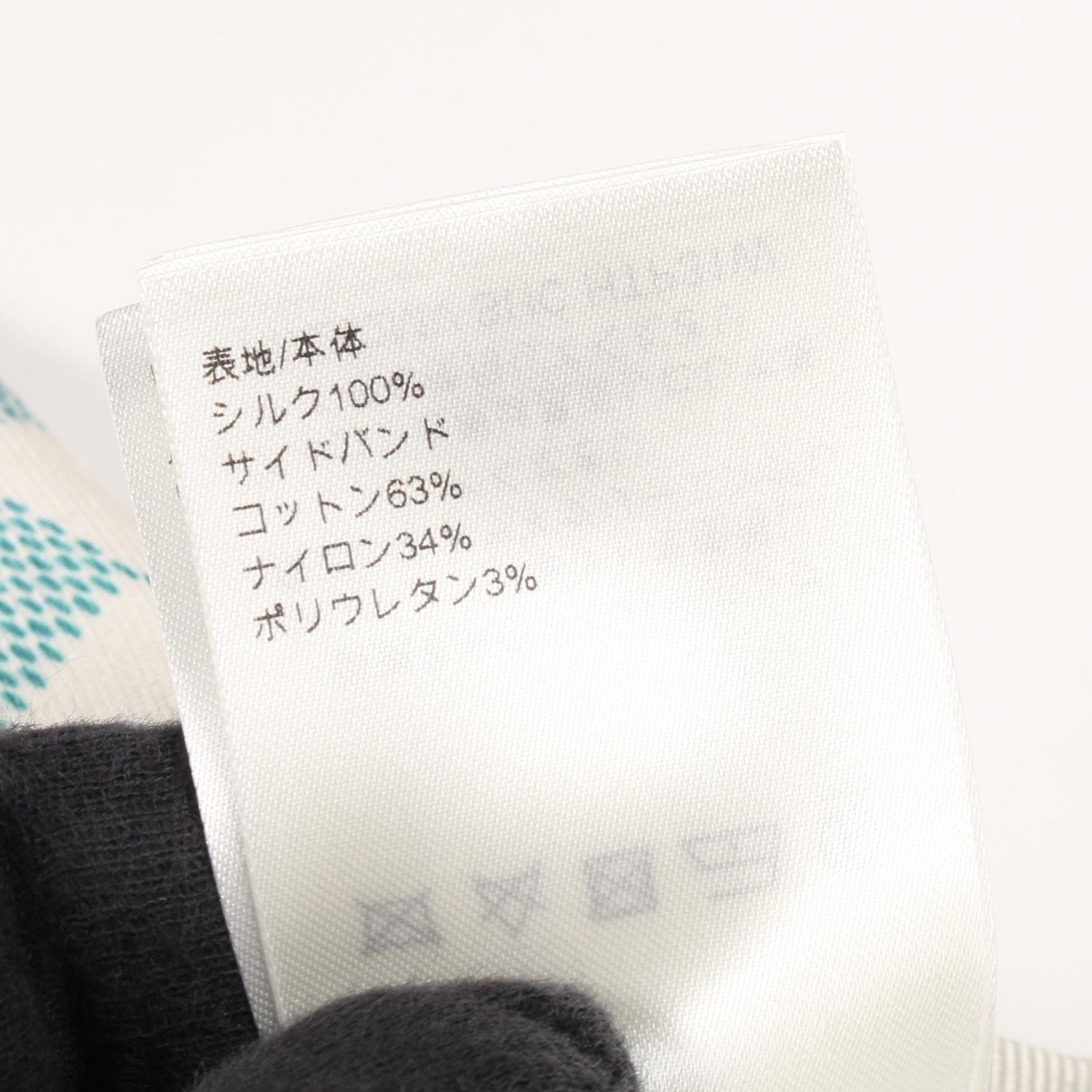 ルイヴィトン ダミエグラディエント プリント シルクコットン ショーツ
