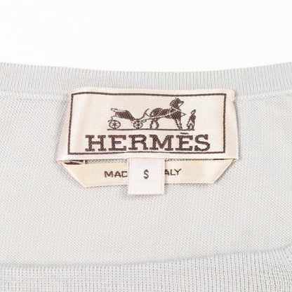 エルメス ヘンリーネック ウールシルクニット