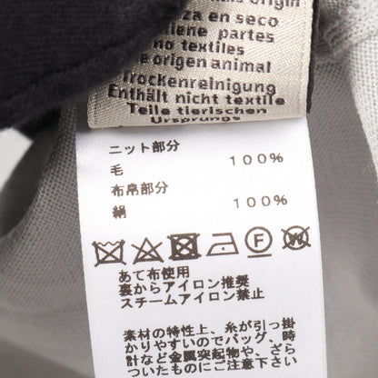 エルメス ヘンリーネック ウールシルクニット