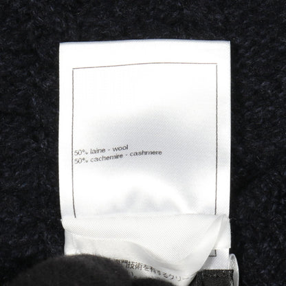 シャネル ココマークボタン ウールカシミヤワンピース
