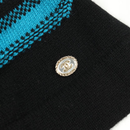 シャネル ロゴ カシミヤコットンニットトップス