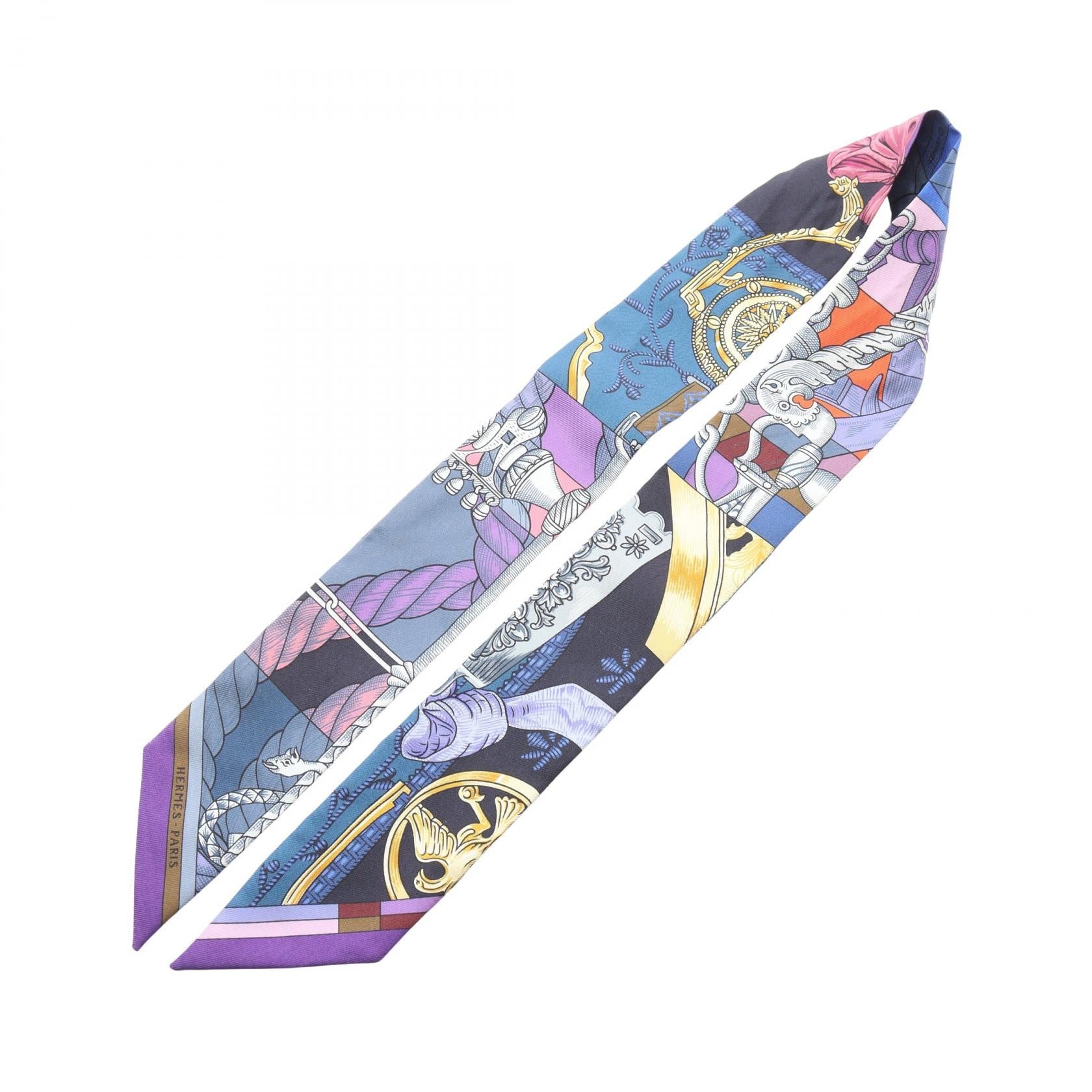 エルメス ツイリー Cavalleria dEtriers シルクスカーフ
