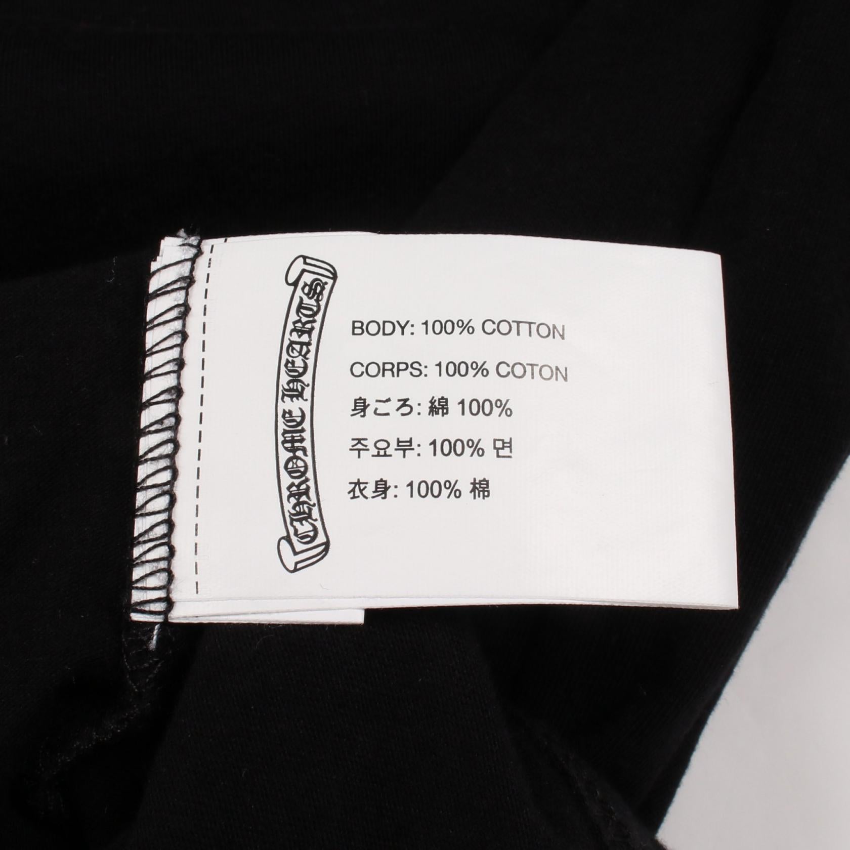 クロムハーツ FOTI HARRIS TEETER コットン長袖Tシャツ