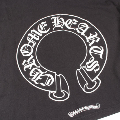 クロムハーツ ホースシューフローラルクロス コットン長袖Tシャツ