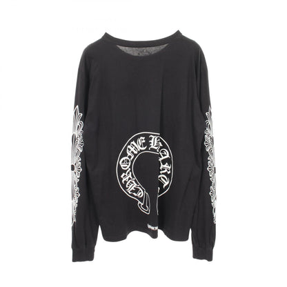 クロムハーツ ホースシューフローラルクロス コットン長袖Tシャツ