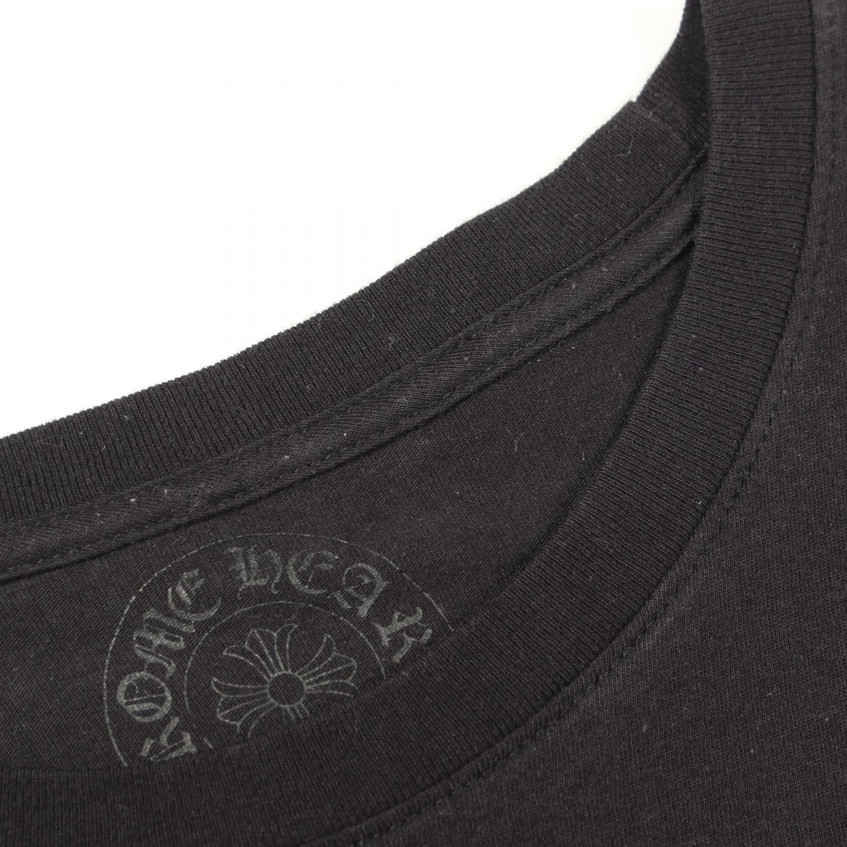 クロムハーツ ホースシューフローラルクロス コットン長袖Tシャツ