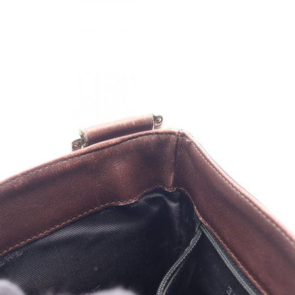 ロエベ アナグラム レザーショルダーバッグ