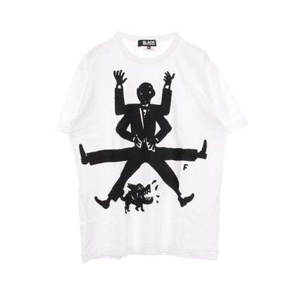ブラックコムデギャルソン コットン 半袖Tシャツ