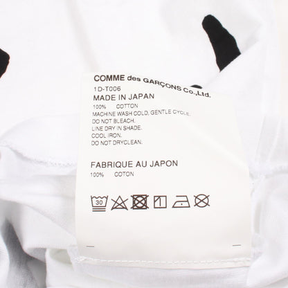 ブラックコムデギャルソン コットン 半袖Tシャツ