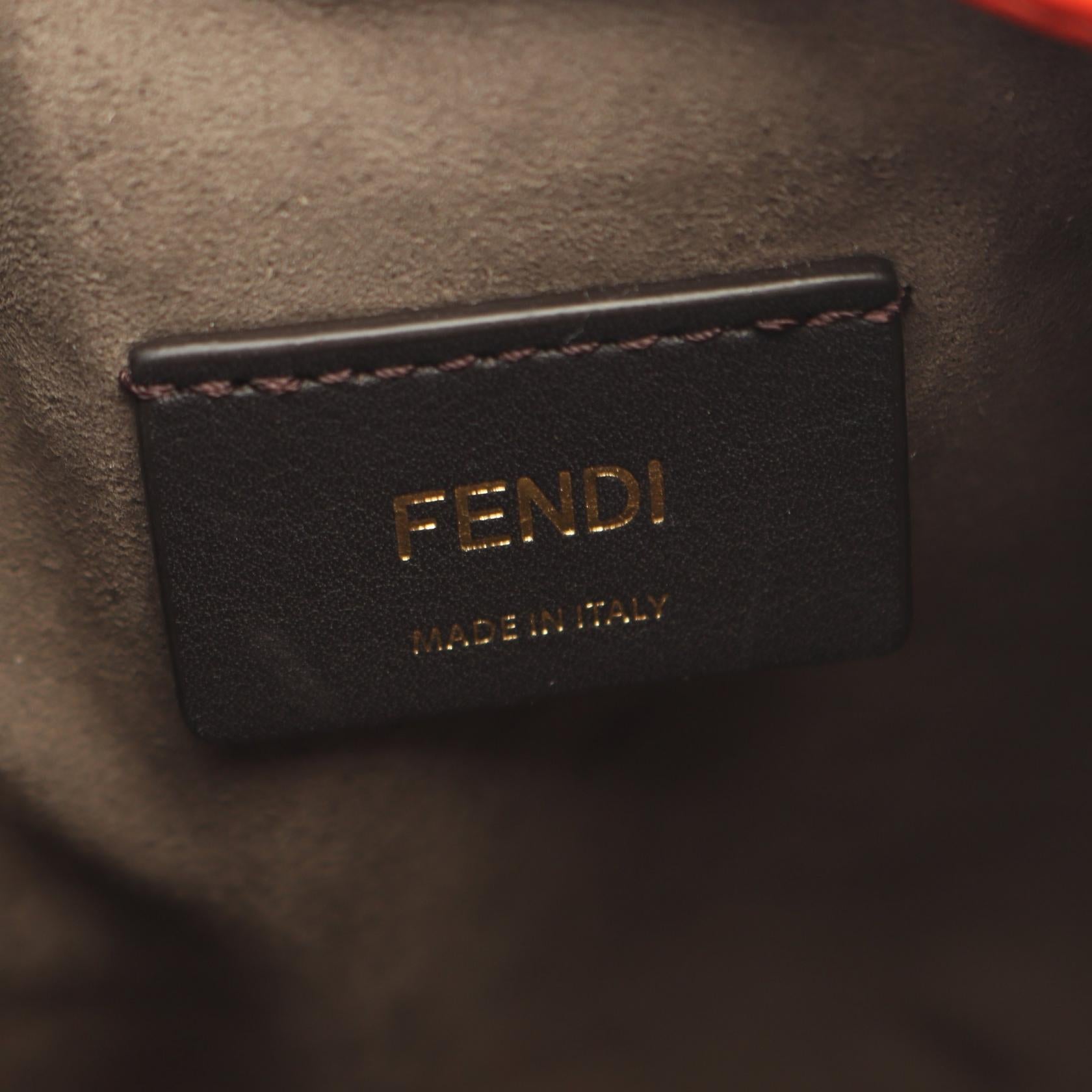 フェンディ ミニモントレゾール レザー2wayハンドバッグ