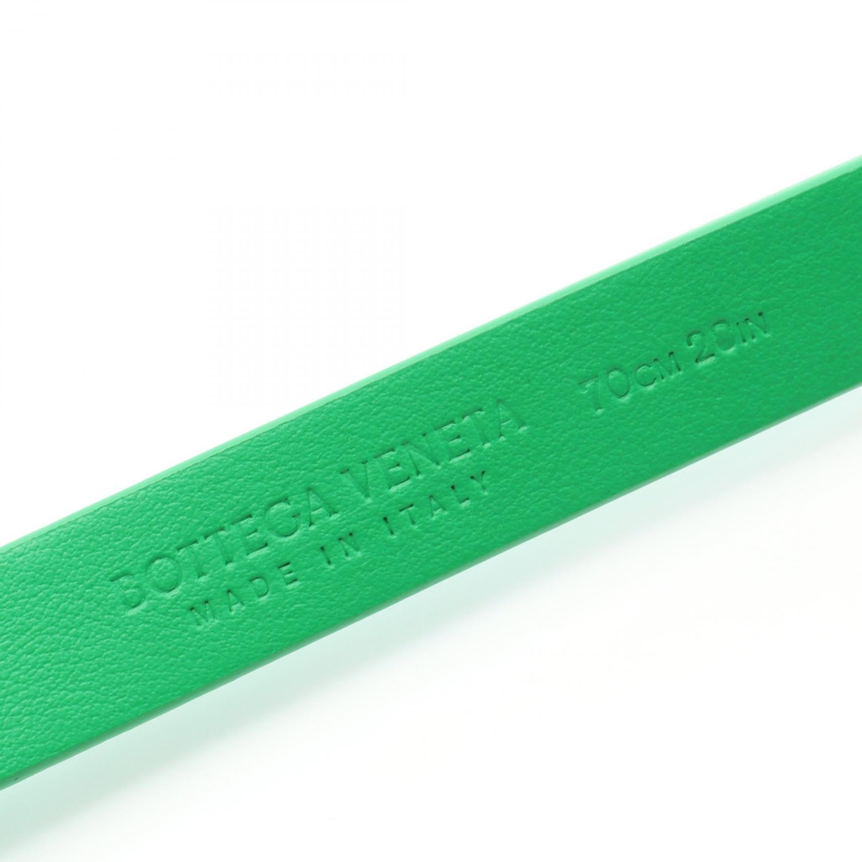 ボッテガ ヴェネタ トライアングル バックル レザー ベルト