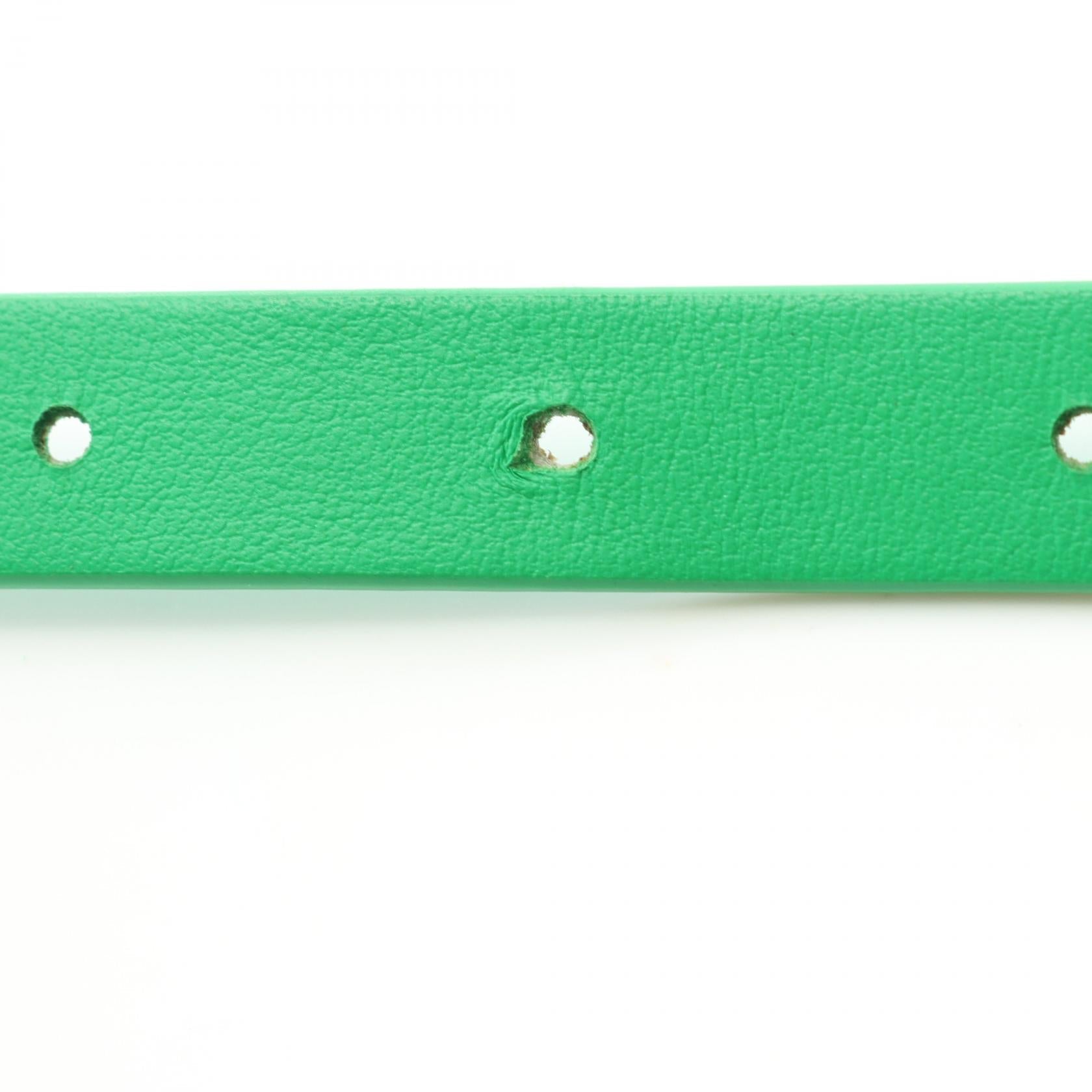 ボッテガ ヴェネタ トライアングル バックル レザー ベルト