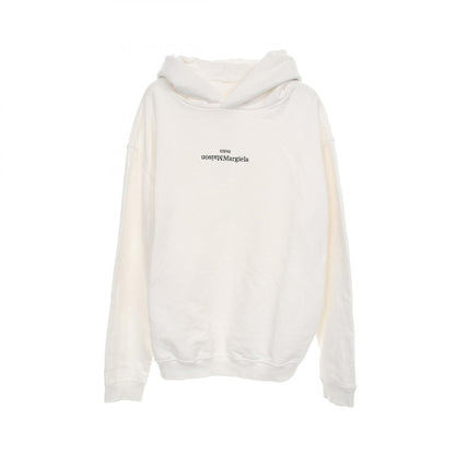 Maison Margiela アップサイド ダウン ロゴ コットン フーディ