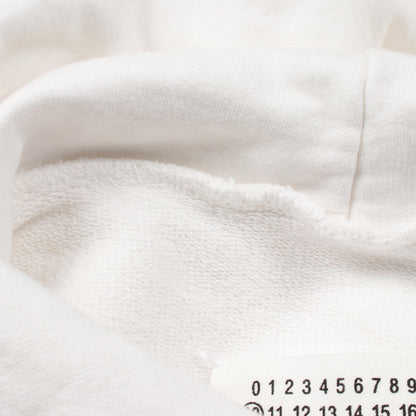 Maison Margiela アップサイド ダウン ロゴ コットン フーディ