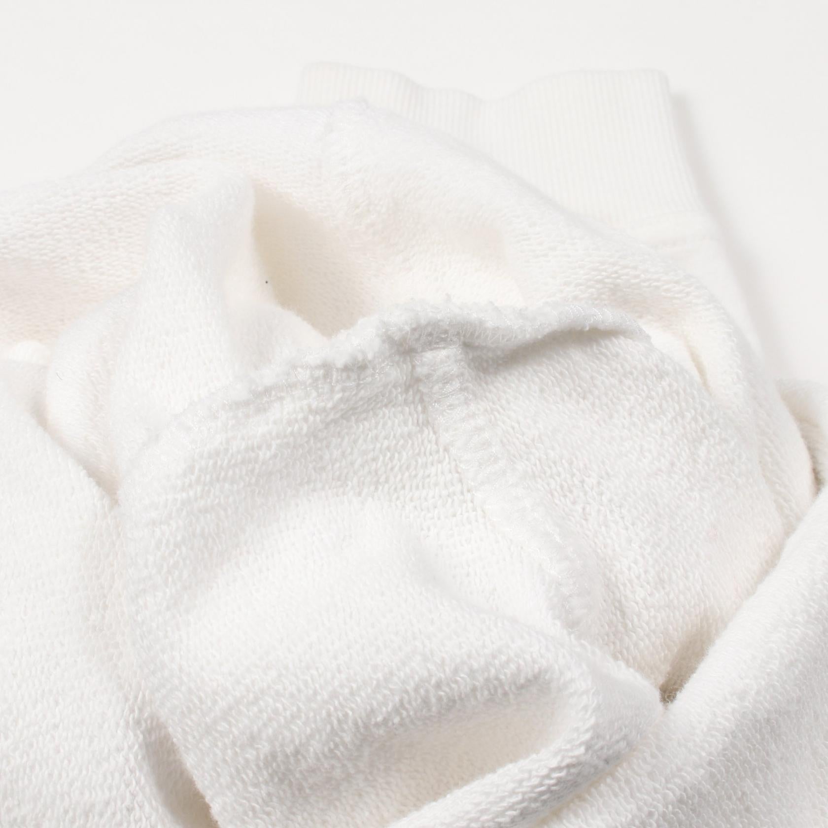 Maison Margiela アップサイド ダウン ロゴ コットン フーディ