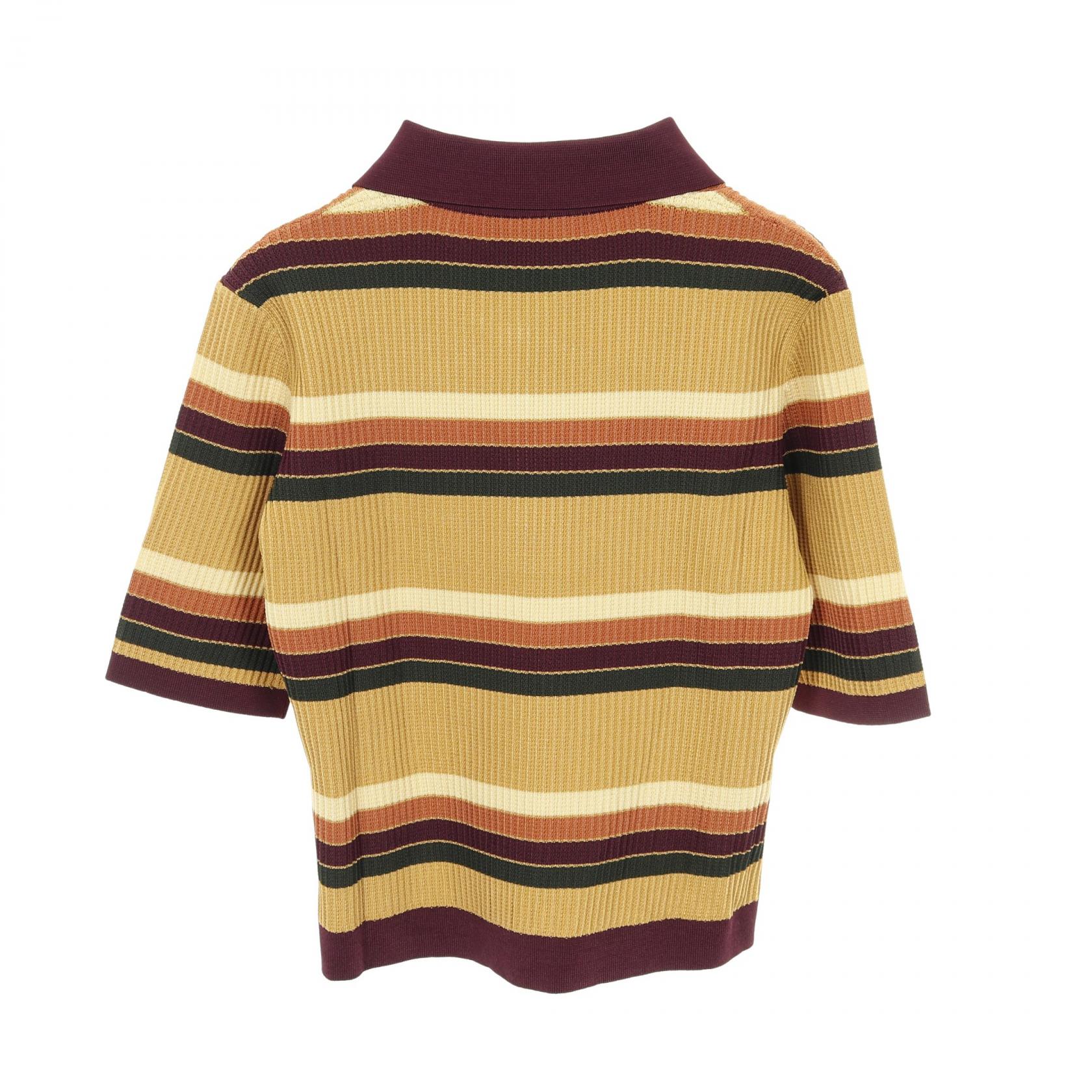 グッチ GUCCI × アディダス レーヨン ニット ポロシャツ