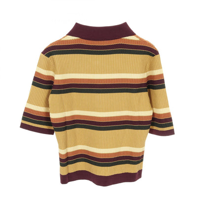 グッチ GUCCI × アディダス レーヨン ニット ポロシャツ