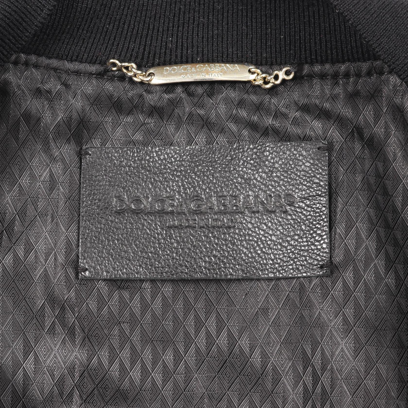 ドルチェ & ガッバーナ ゴート レザー ジャケット