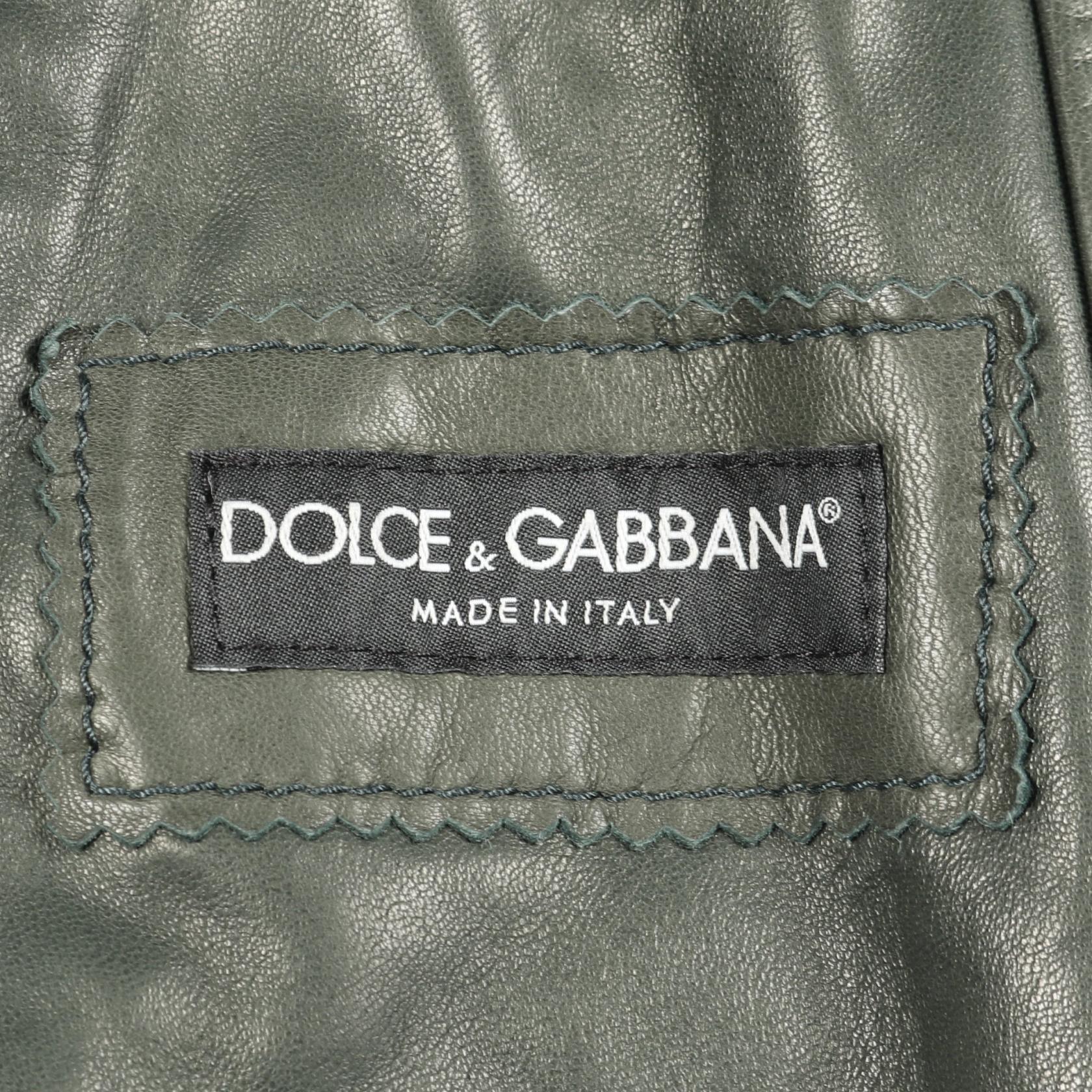 ドルチェ & ガッバーナ ラムレザー ジャケット