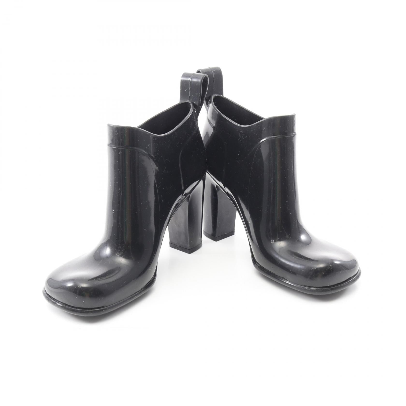 ボッテガヴェネタ Shine rubber ankle boots ラバーブーツ