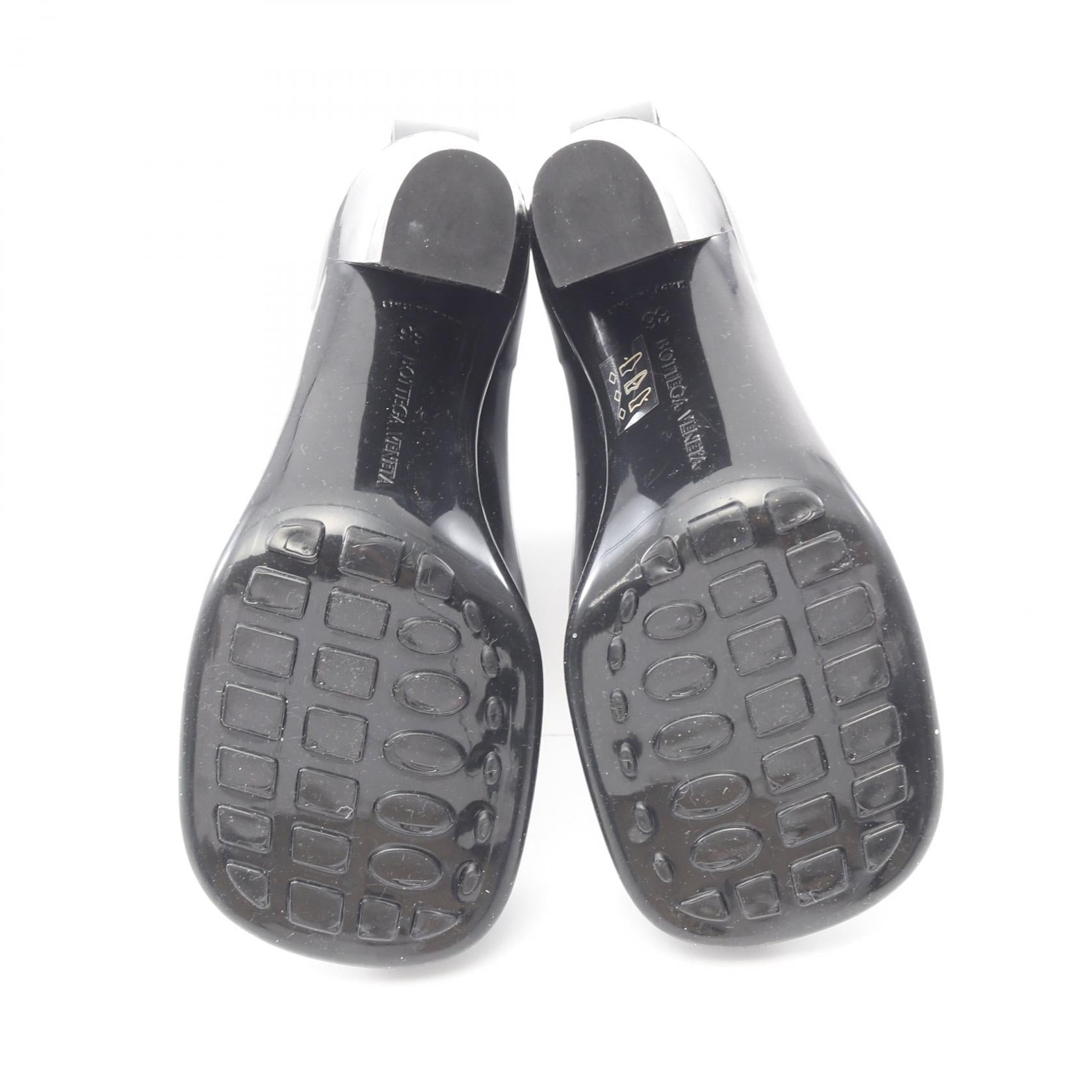 ボッテガヴェネタ Shine rubber ankle boots ラバーブーツ