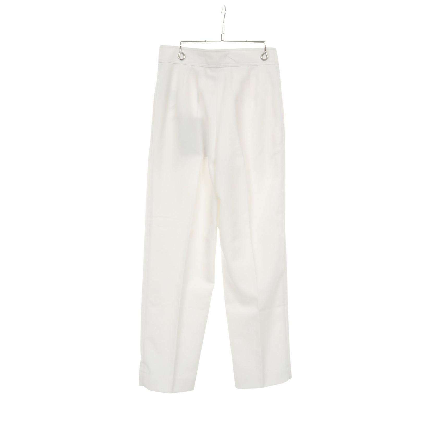 バーバリー ロケーションプリント ウール混トラウザーズ