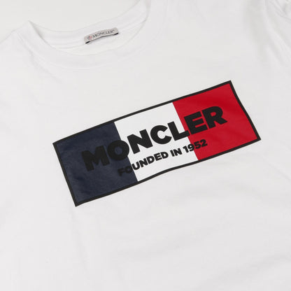 モンクレール ロゴ コットン Tシャツ