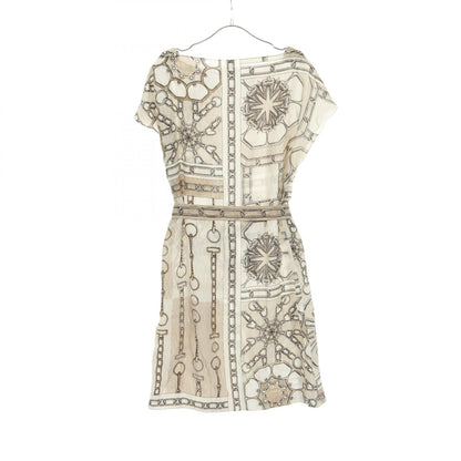 エルメス Effet Kaleidoscope シルクワンピース