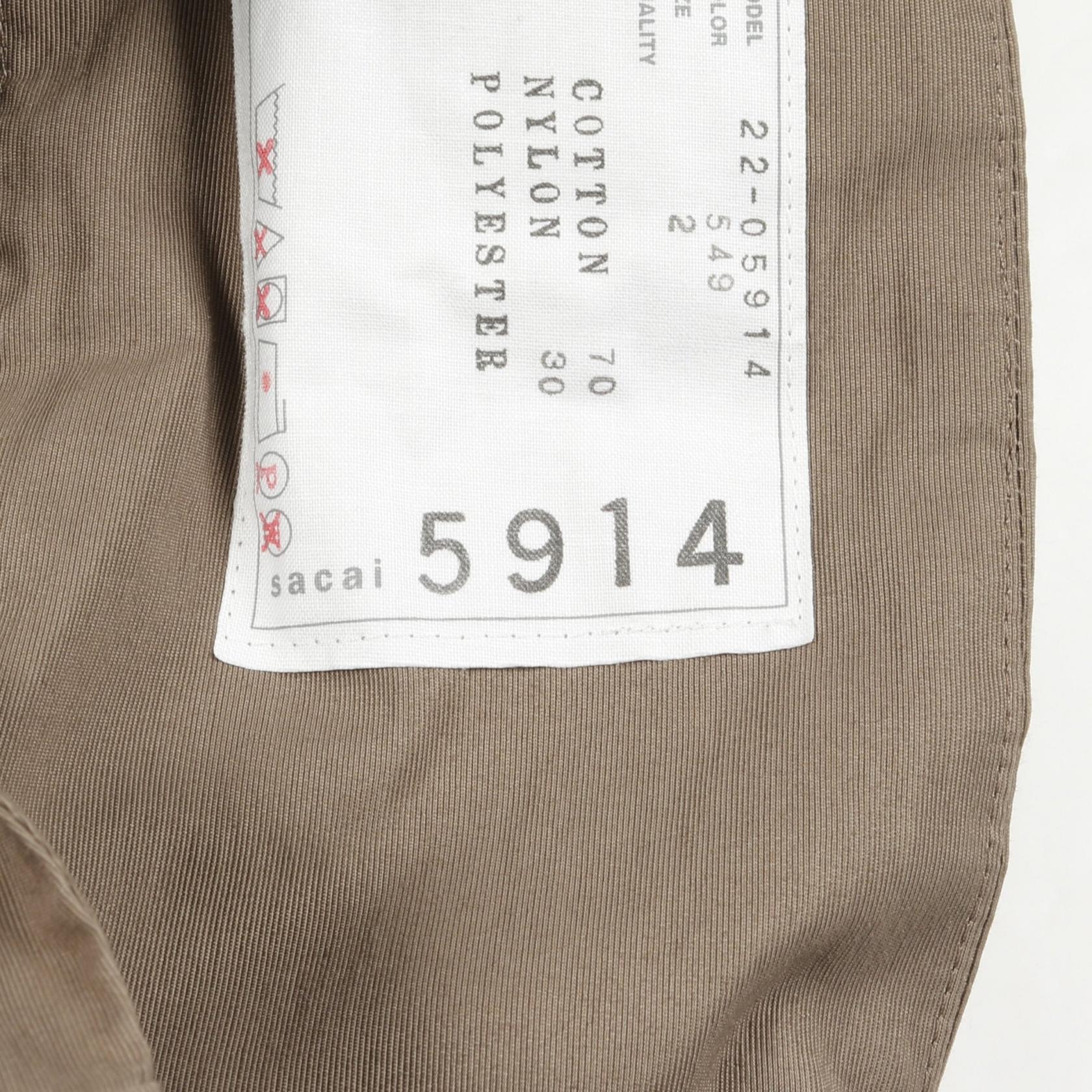 サカイ コットンナイロンワンピース