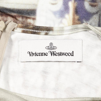 ヴィヴィアン ウエストウッド サロン アートワーク ロング ブール ドレス ビスコース