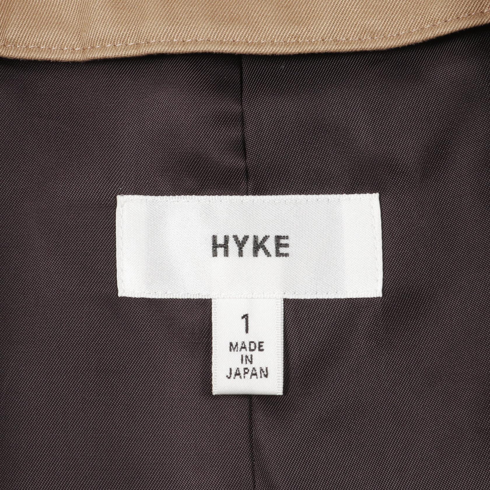 HYKE コットン トレンチ コート