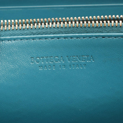 ボッテガ・ヴェネタイントレチャートレザー長財布