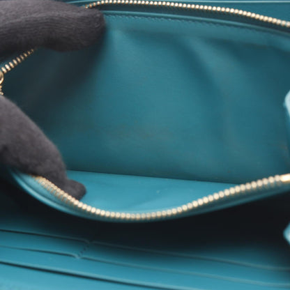 ボッテガ・ヴェネタイントレチャートレザー長財布