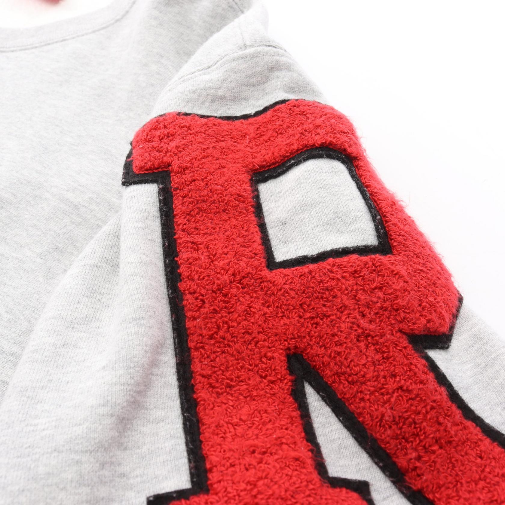 Supreme ビッグ アーク クルーネック コットン スウェットシャツ