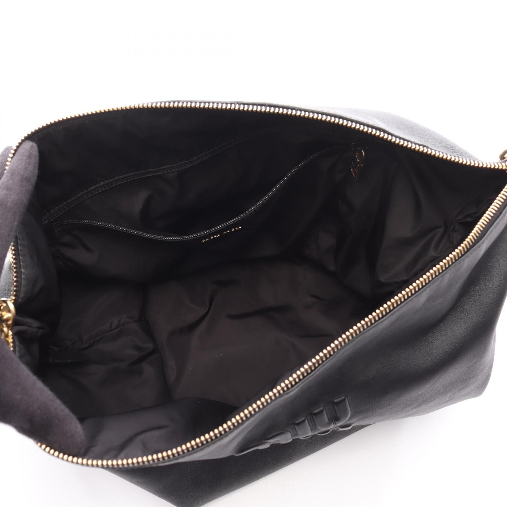 ミュウ ミュウ 5BC114 レザー トート バッグ