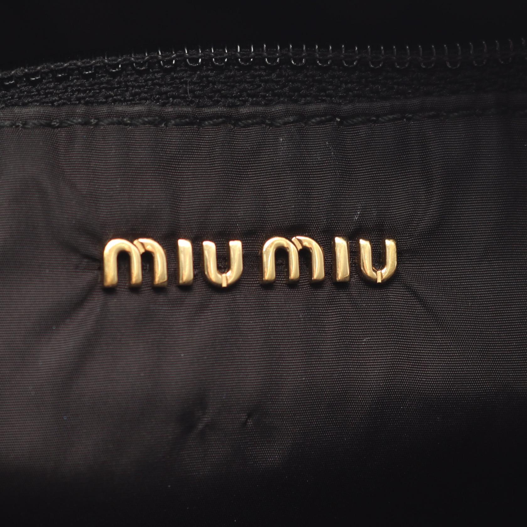 ミュウ ミュウ 5BC114 レザー トート バッグ