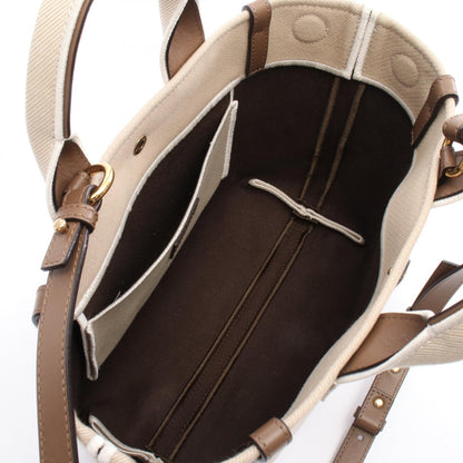 クロエ CARRY キャンバス レザー 2WAY トートバッグ