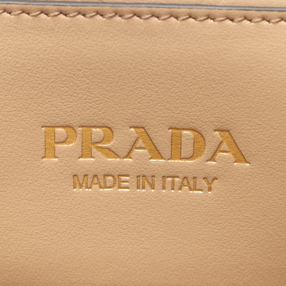 プラダ シンボル トップステッチ ソフト カーフ トートバッグ